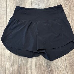 Lululemon Athletica Black Women's Speed Up Shorts 4” Inseam Size 4